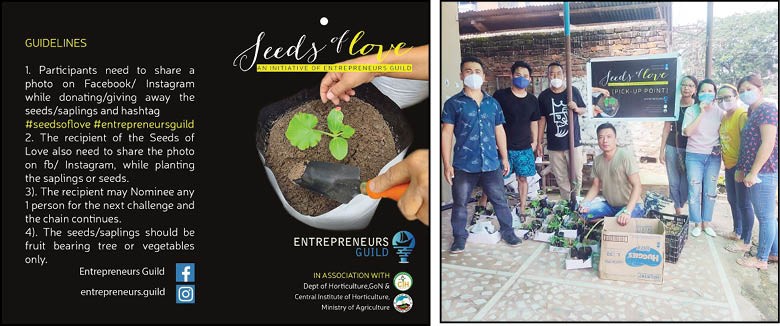 Team Entrepreneurs Guild during the first phase of ‘Seeds of Love’ project held on September 3.